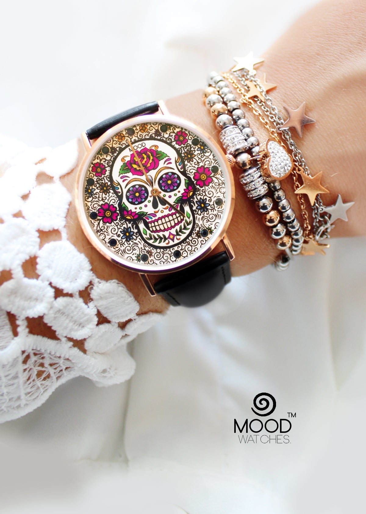 orologio da polso mood skull