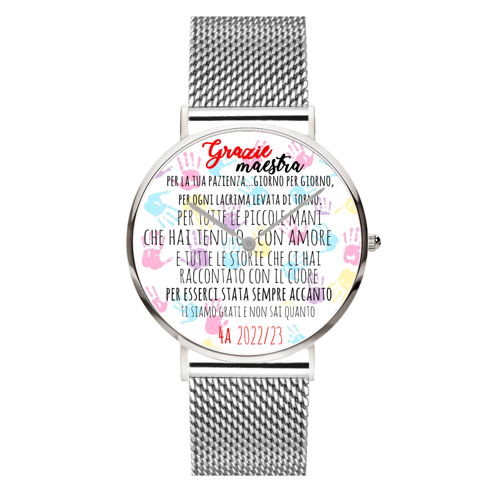 GRAZIE MAESTRA (Personalizzabile)