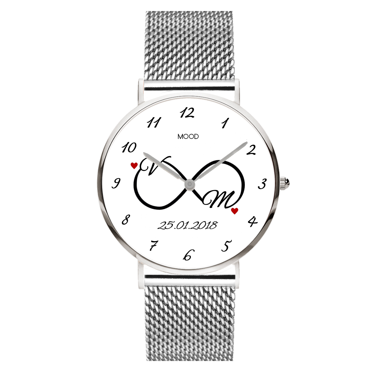 INFINITO INIZIALI E DATA(Personalizzabile)