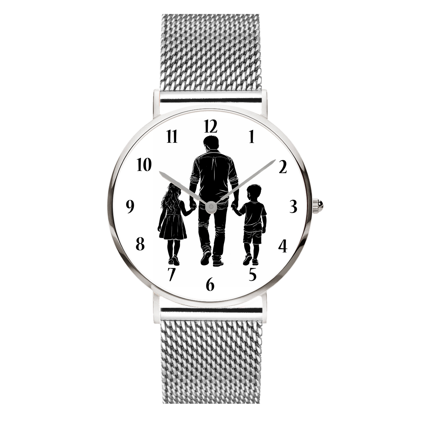 orologio festa del papà figlia e figlio