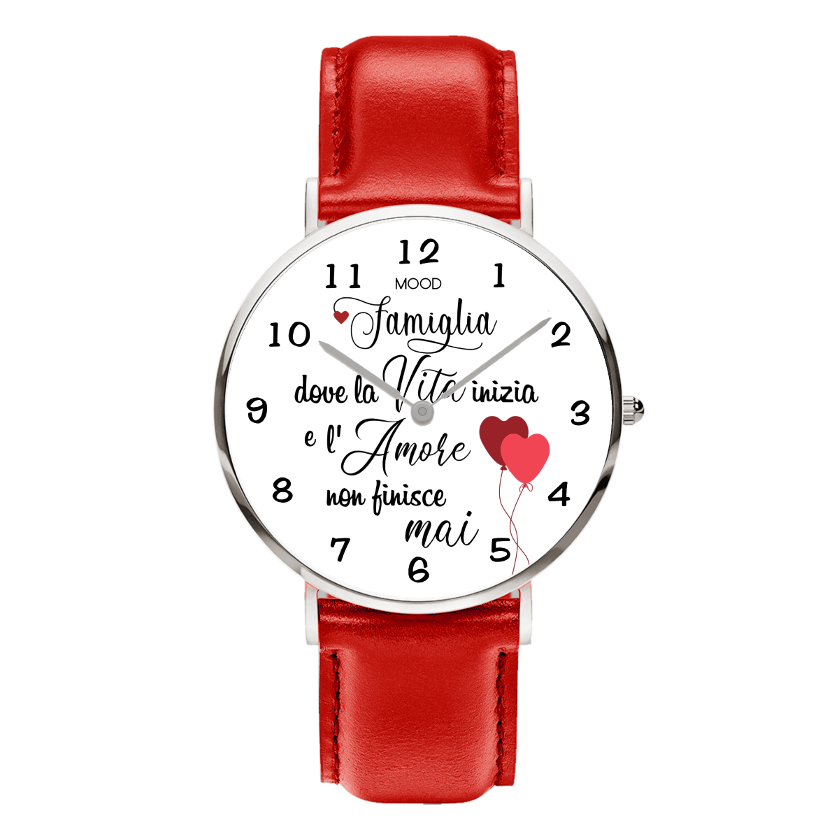 orologio famiglia mood watches personaggi famiglia adesiva family orologio da polso personalizzato personalizzabile