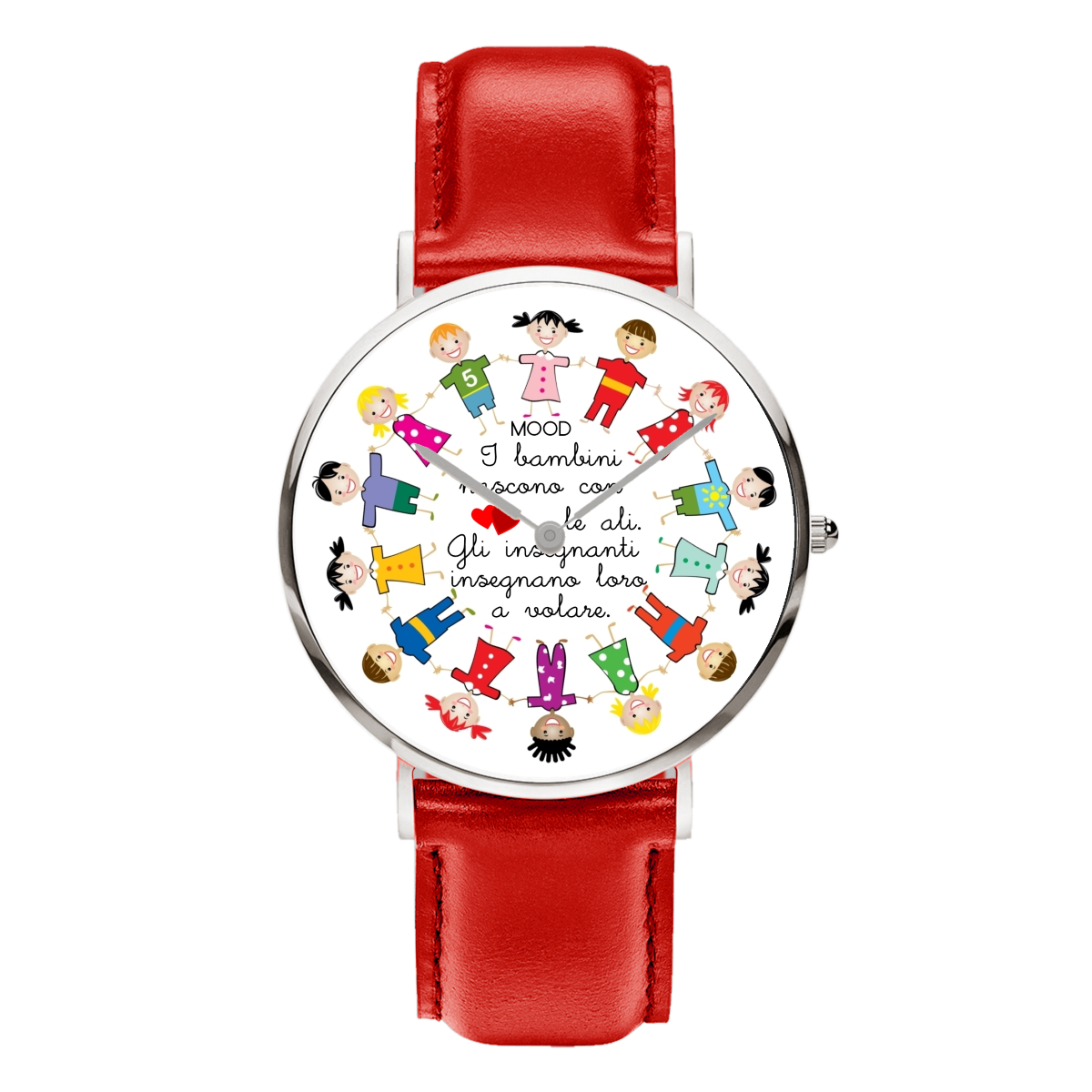 Orologio Doodle Wild Mood Unisex - Modello DO39004, Tigre, Cassa Acciaio, Cinturino Silicone Multicolore, 39 Mm, 30m Water Resistant