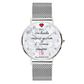 Idea regalo per maestra maestri insegnanti professori bambini orologio originale mood watches personalizzabile per maestra maestro scuola primaria elementare media orologi da polso maestra alunni
