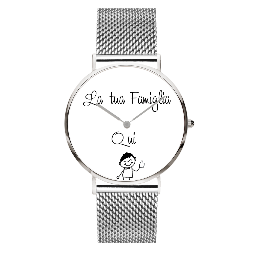 orologio famiglia mood watches personaggi famiglia adesiva family orologio da polso personalizzato personalizzabile